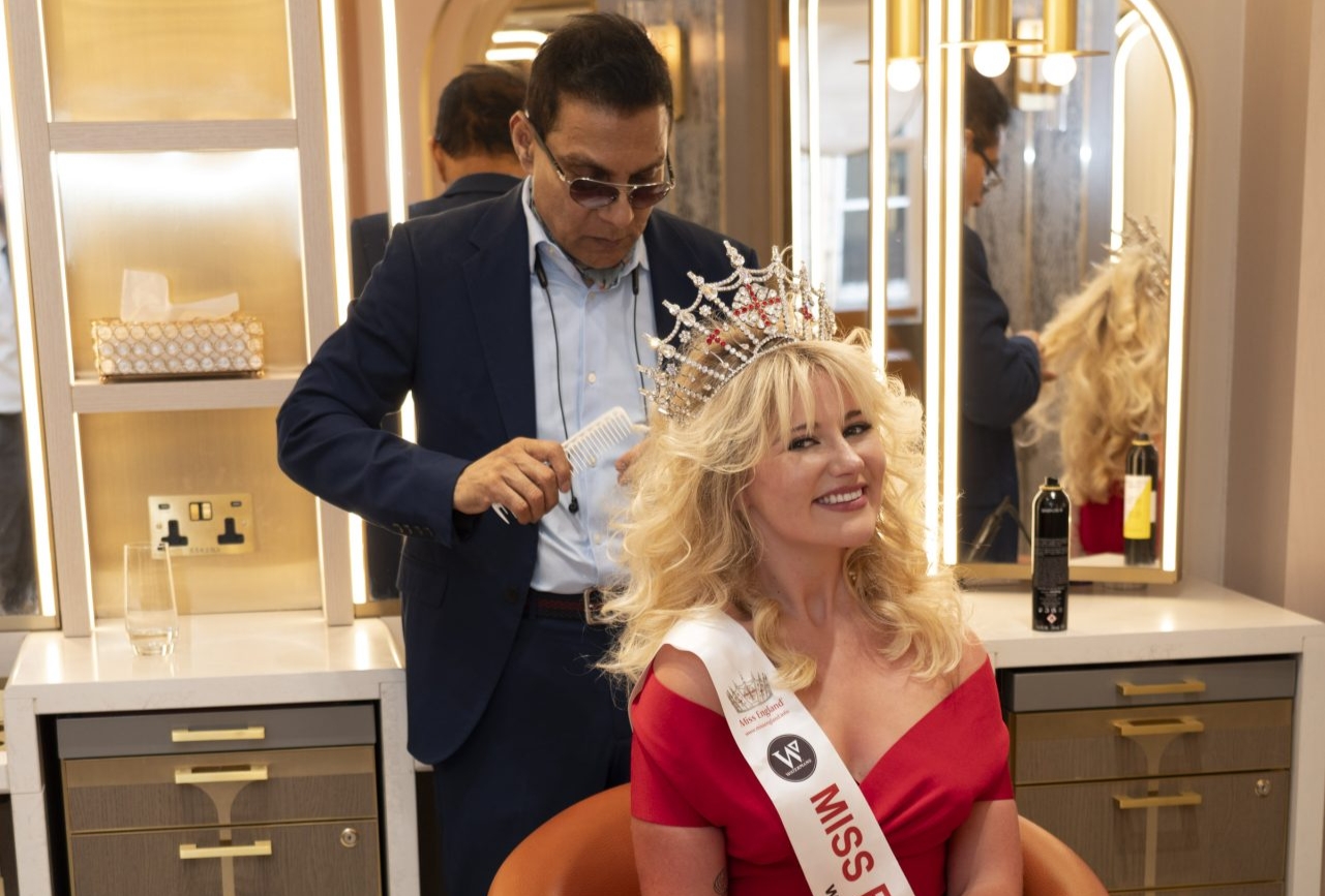 Miss England invited to Harrods Hair and Beauty salon – Blog by Milla Magee