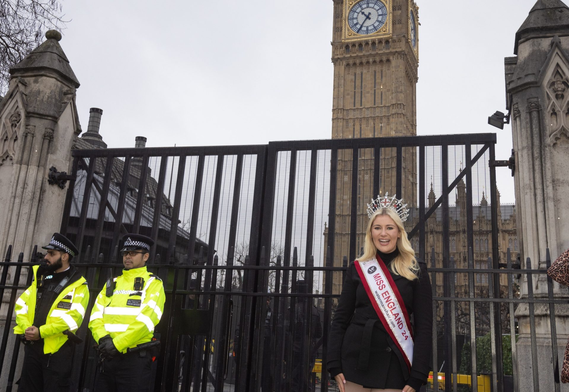 Miss England visits parliament with her Beauty with a Purpose project